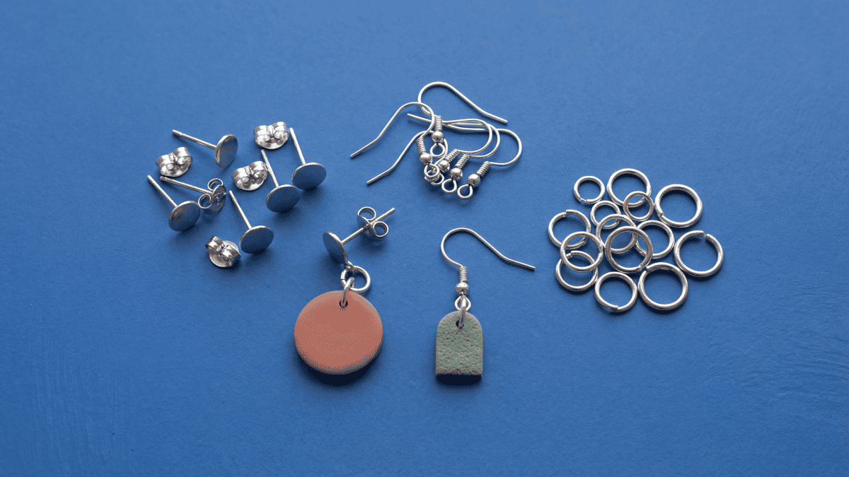 Earring Findings for Polymer Clay: Posts, Hooks, Loops, and Pins