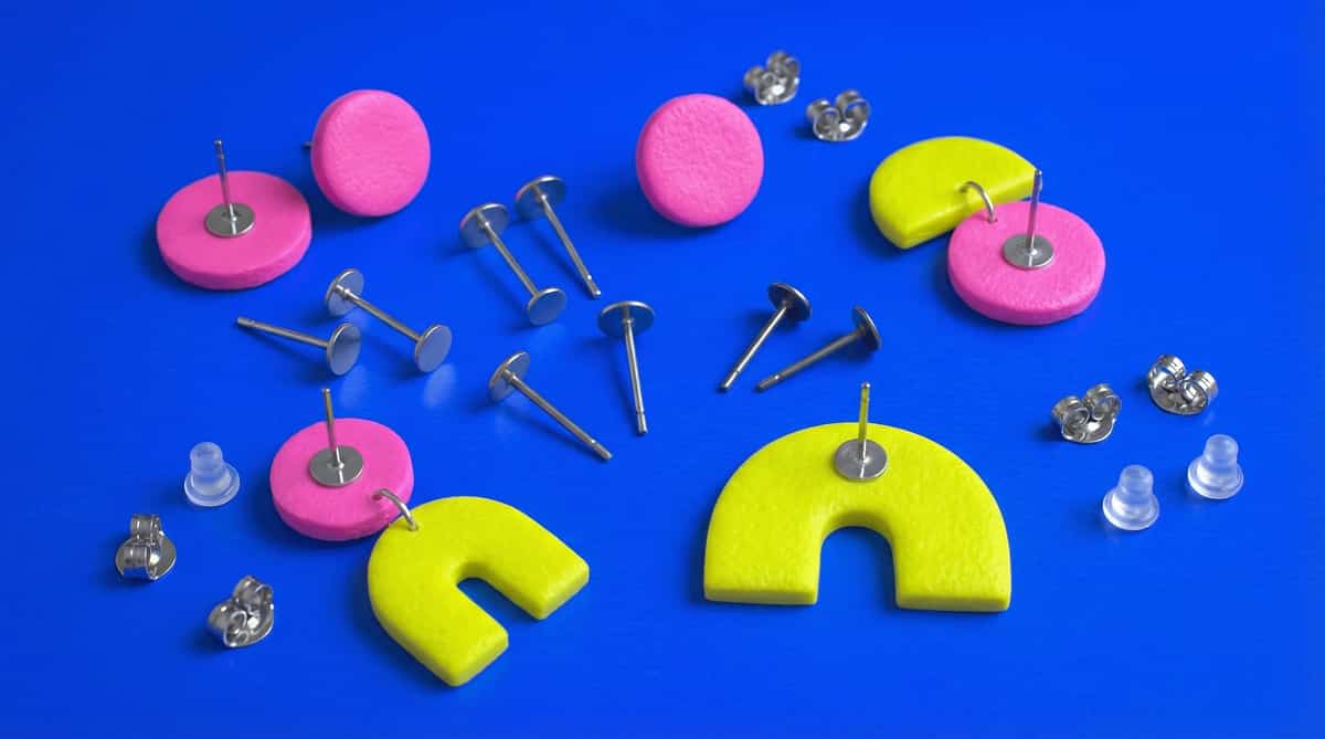 Best Earring Posts for Polymer Clay Jewellery
