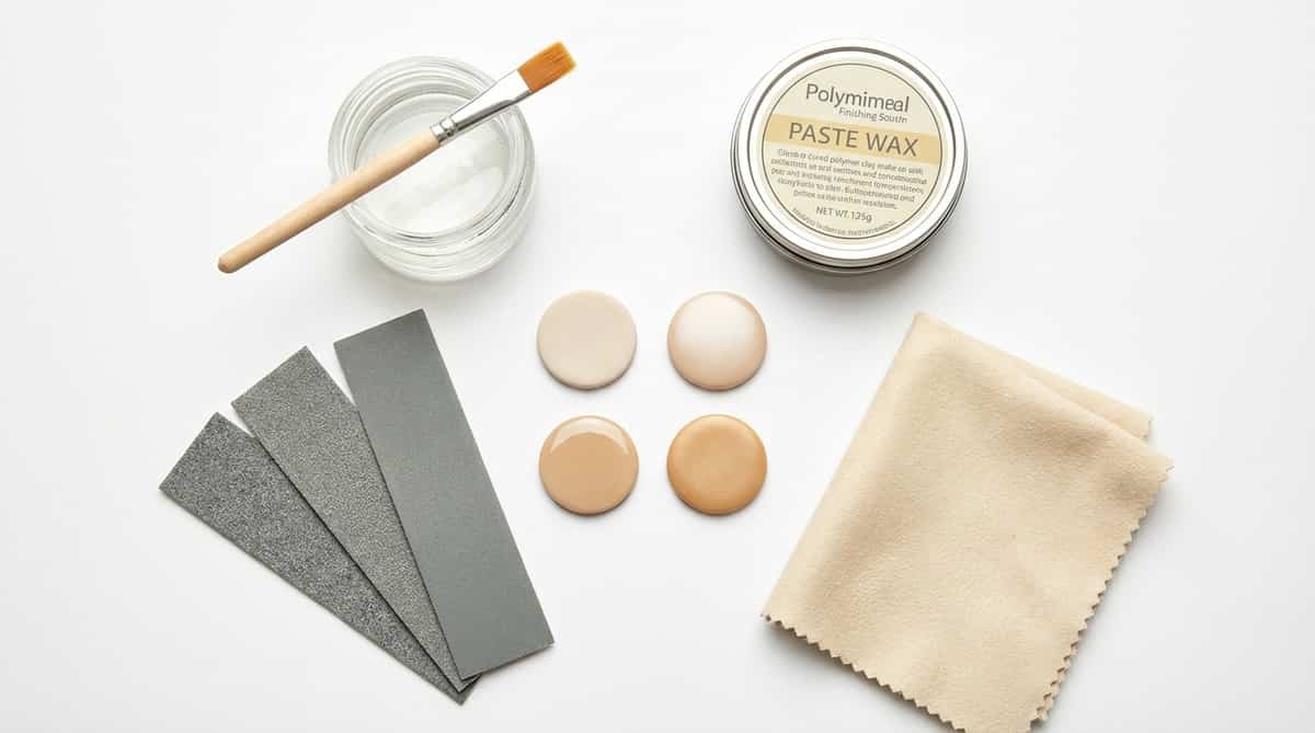 Polymer Clay Finish Compatibility: Sealers, Wax, and Glaze Tests