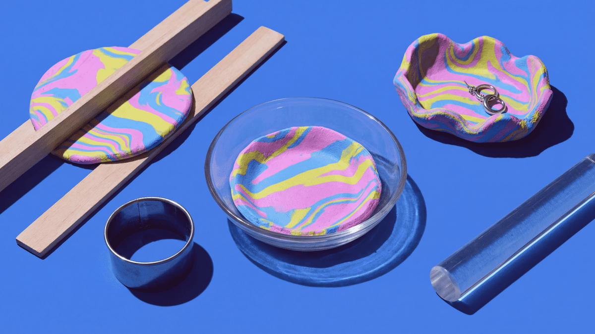 Polymer Clay Trinket Dishes, Forms, and Rims