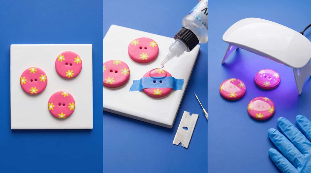 How to Resin Dome Polymer Clay: Label-First UV and Epoxy Workflow