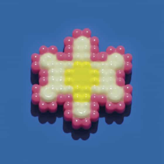 Bobble Pixel Flower Pin