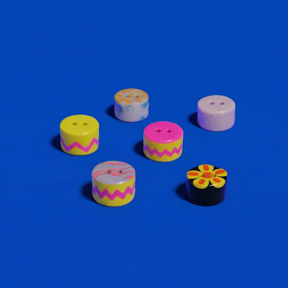 Mixed Pattern Drum Buttons