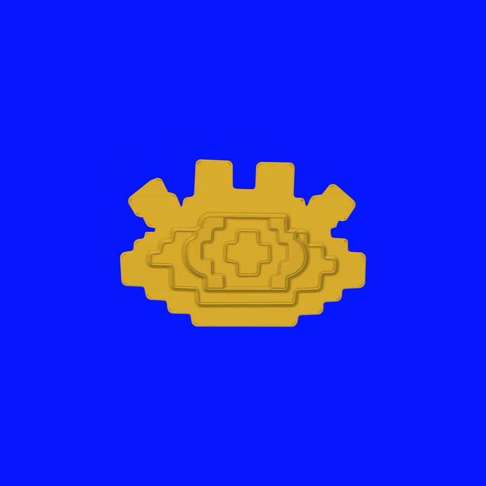 Relief result, top-down