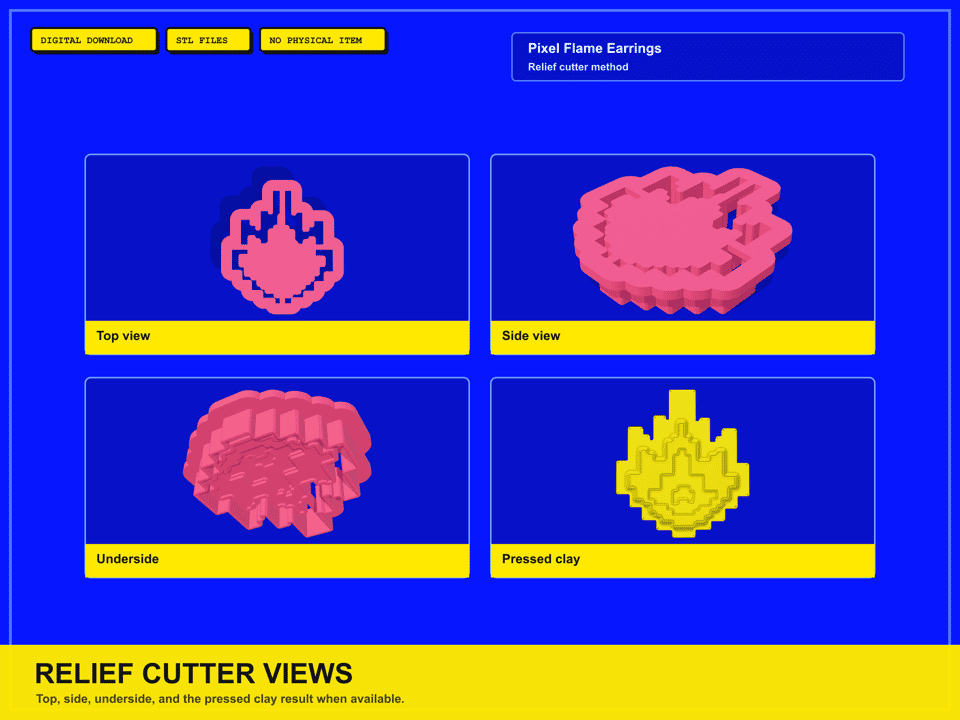 Relief cutter views