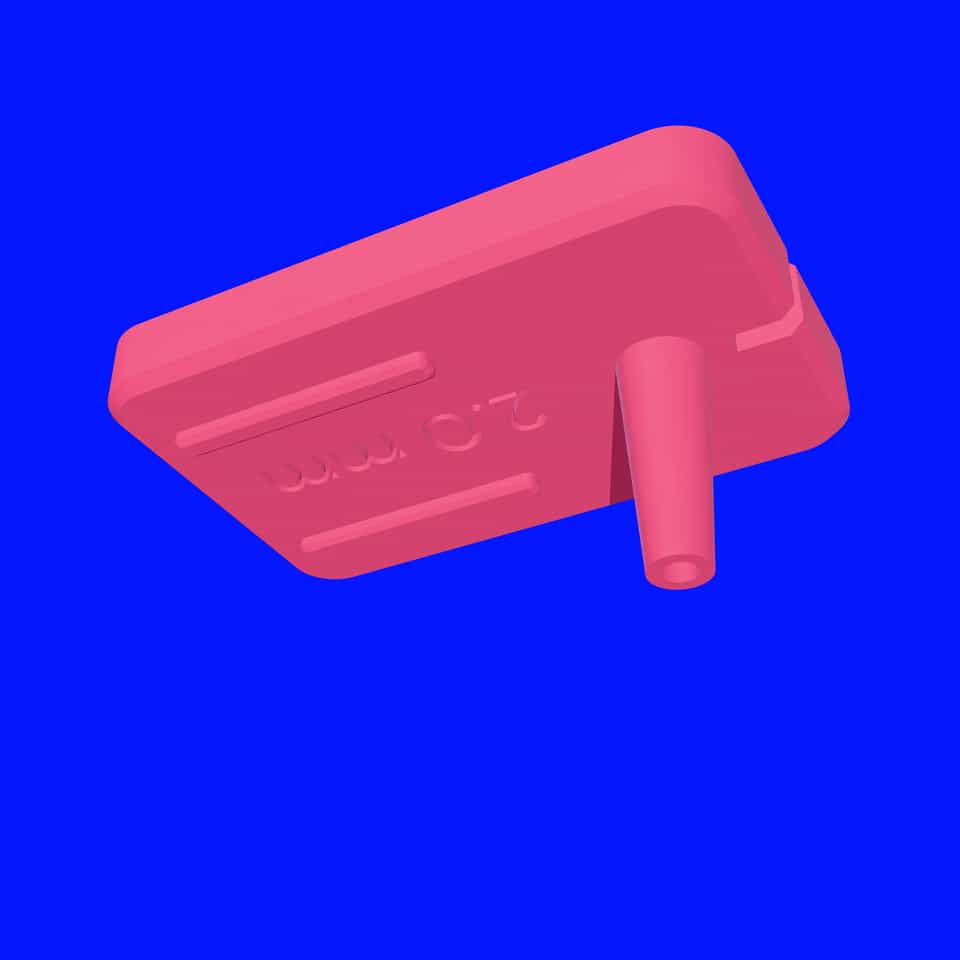 Standard helper, underside view