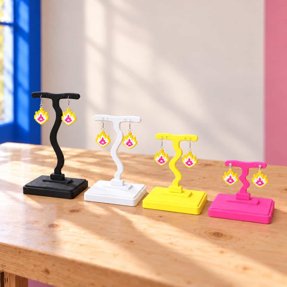 Four Softwave heights on matching Full bases, each showing one 32 mm Flame pair.