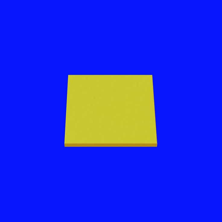One spot square. Reuse cutter D three times for one 40 mm mushroom.