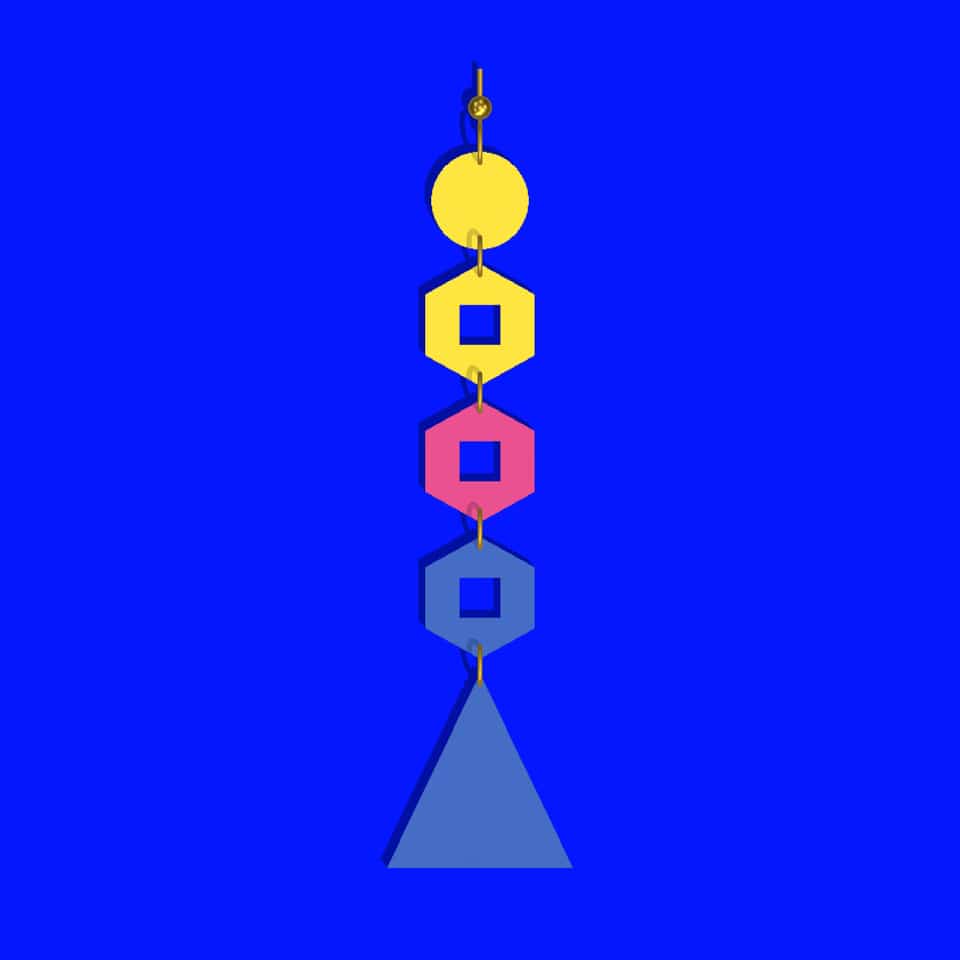 Viewer preview of the full linked column, shown for the link order; swing and weight proof on finished hardware is still pending.