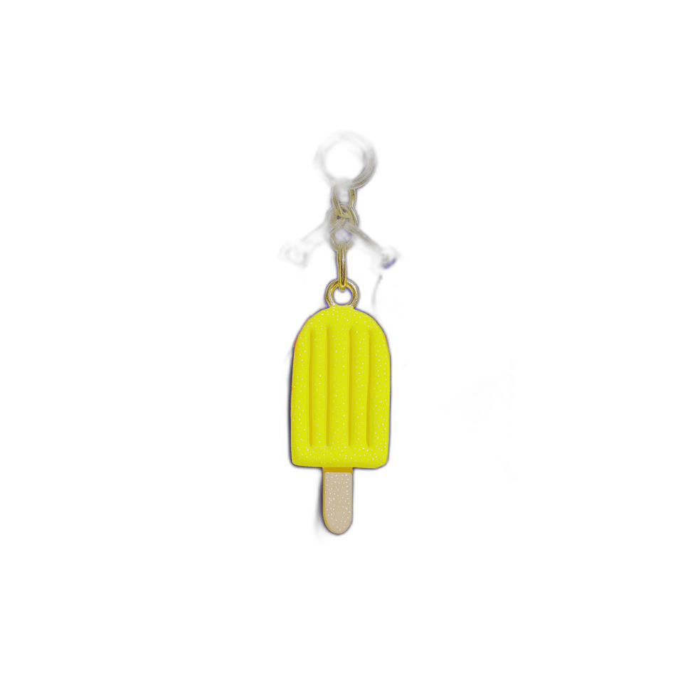 Miniature Sweet Treats Bag Charm Keyring, isolated cut-out